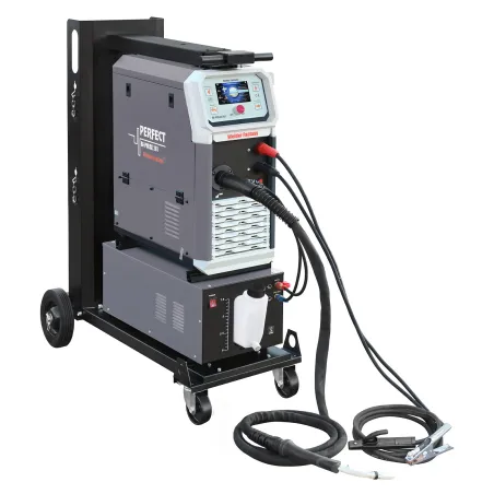 Półautomat spawalniczy 3w1 PERFECT BI-PULSE 261 Tower + Chłodnica 4x4 MIG/MAG/SYNERGIA/PULS/PODWÓJNY PULS/LUTOSPAWANIE/MMA Welde