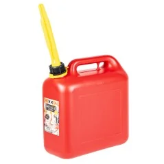Kanister jednokomorowy 10l czerwony Rexxon z skalą pomiarową