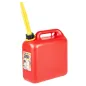 Kanister jednokomorowy 10l czerwony Rexxon z skalą pomiarową