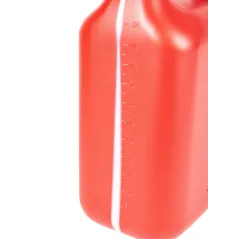 Kanister jednokomorowy 10l czerwony Rexxon z skalą pomiarową