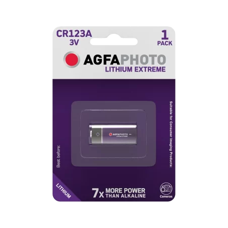 Bateria AgfaPhoto CR123 1szt./blist.