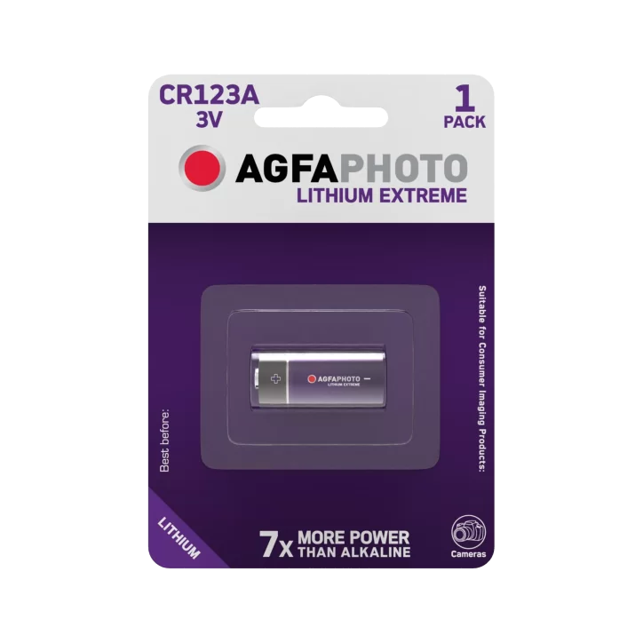 Bateria AgfaPhoto CR123 1szt./blist.