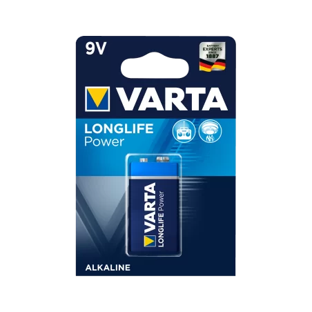 Bateria alkaliczna VARTA 9V LONGLIFE 1szt./bl.