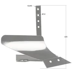 Pług glebogryzarki Loncin 600 850