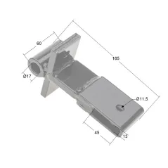 Łącznik przystawek CEDRUS glebogryzarki GL01