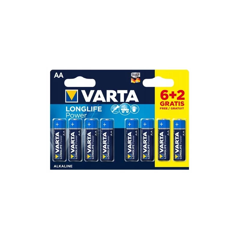 Bateria alkaliczna VARTA LR06 LONGLIFE 8szt./bl.