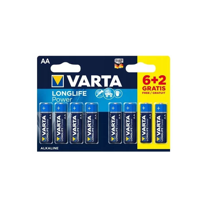 Bateria alkaliczna VARTA LR06 LONGLIFE 8szt./bl.