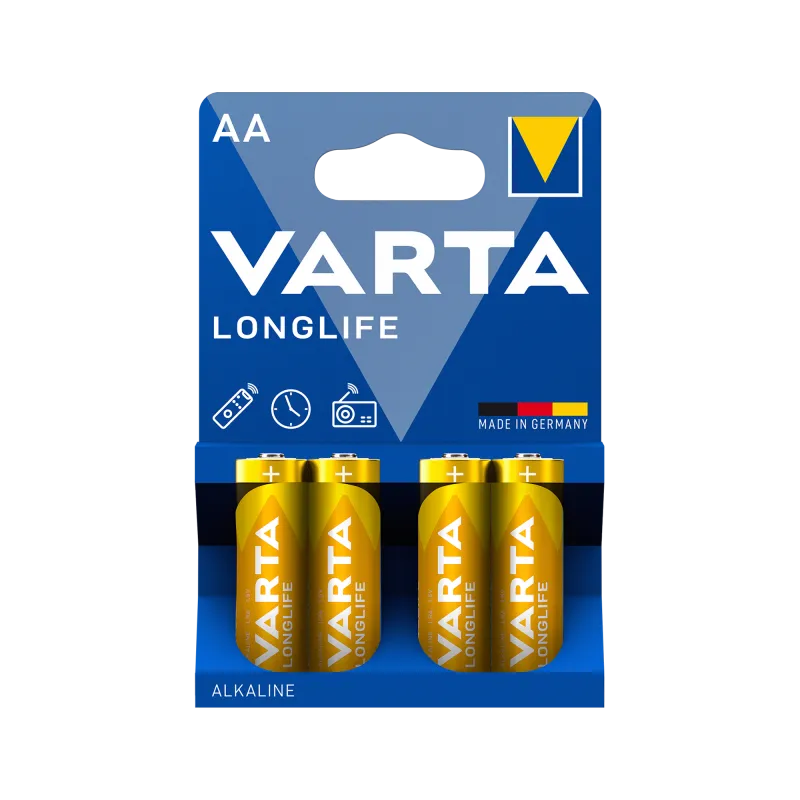 Bateria alkaliczna VARTA LR06 LONGLIFE POWER 4szt./bl. Bateria alkaliczna VARTA LR06 LONGLIFE POWER 4szt./bl.