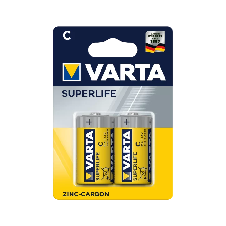 Bateria VARTA R14 SUPERLIFE 2szt./bl.