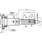 Silnik Rato RV340 wał pionowy 25.4 mm / 80 mm