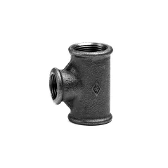 Trójnik 2"x1"x2" GW/GW/GW czarny Duro – kształtka żeliwna