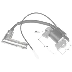 Moduł zapłonowy Loncin cewka LC1P85F CZĘŚĆ ORYGINALNA