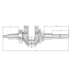 Wał korbowy Loncin LC185FDS CZĘŚĆ ORYGINALNA