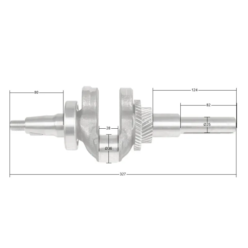 Wał korbowy Loncin LC185FDS CZĘŚĆ ORYGINALNA Wał korbowy Loncin LC185FDS CZĘŚĆ ORYGINALNA