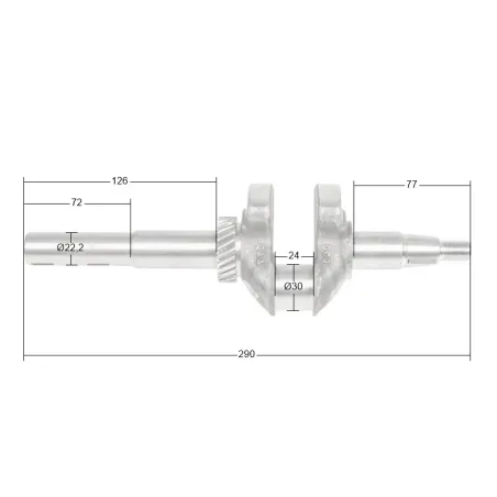 Wał korbowy Loncin LC1P70F-3 CZĘŚĆ ORYGINALNA