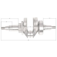 Wał korbowy LC7500I LC7000I CZĘŚĆ ORYGINALNA