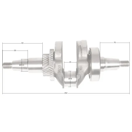 Wał korbowy LC7500I LC7000I CZĘŚĆ ORYGINALNA