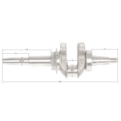 Wał korbowy Loncin G270F-G CZĘŚĆ ORYGINALNA