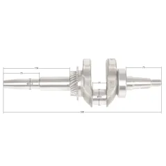 Wał korbowy Loncin G270F-G CZĘŚĆ ORYGINALNA