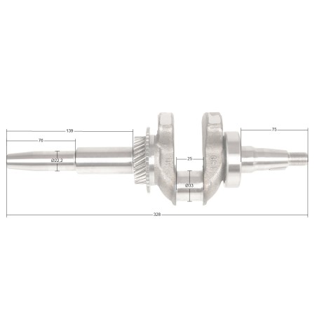Wał korbowy Loncin G270F-G CZĘŚĆ ORYGINALNA
