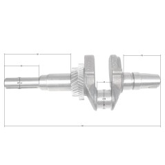 Wał korbowy Loncin LC1P96F CZĘŚĆ ORYGINALNA