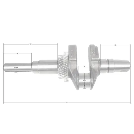 Wał korbowy Loncin LC1P96F CZĘŚĆ ORYGINALNA