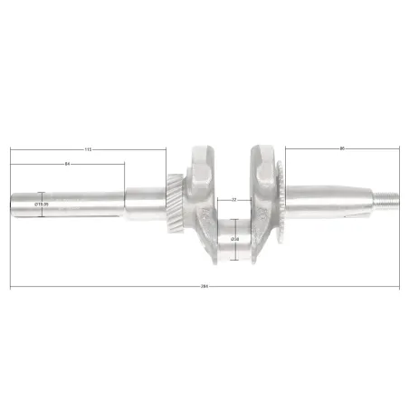 Wał korbowy Loncin LC170FS CZĘŚĆ ORYGINALNA