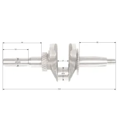 Wał korbowy Loncin G210FA CZĘŚĆ ORYGINALNA
