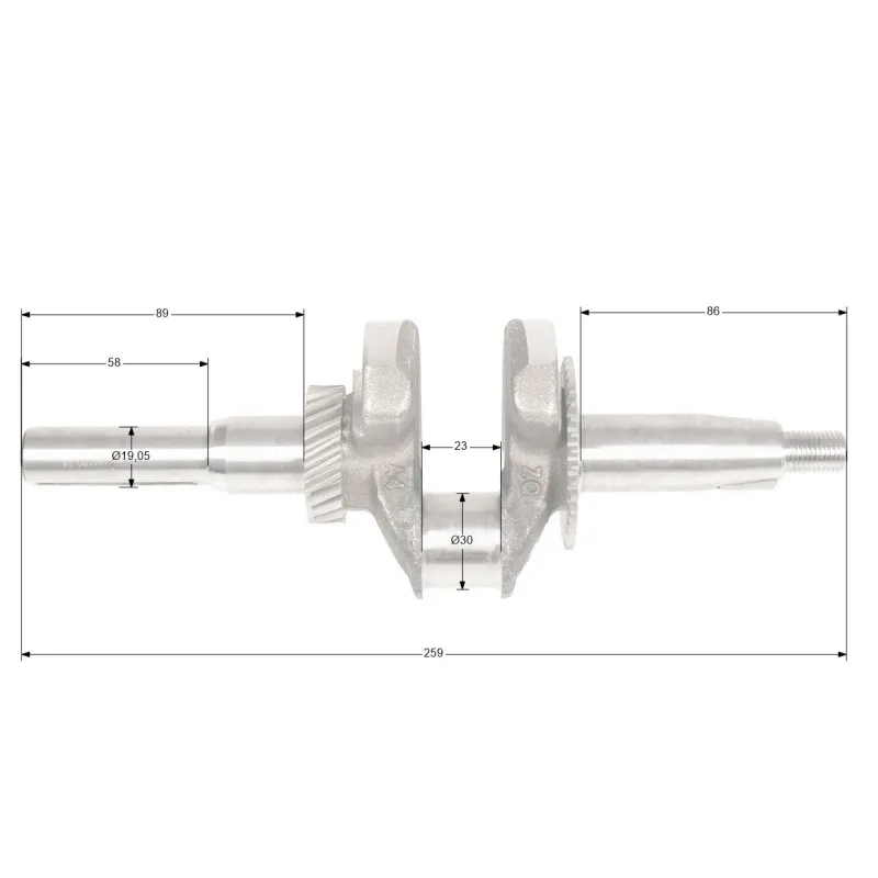 Wał korbowy Loncin G210FA CZĘŚĆ ORYGINALNA