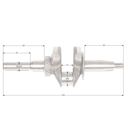 Wał korbowy Loncin G210FA CZĘŚĆ ORYGINALNA