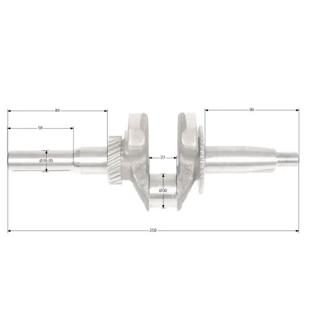 Wał korbowy Loncin G210FA CZĘŚĆ ORYGINALNA