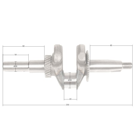 Wał korbowy Loncin G210FA CZĘŚĆ ORYGINALNA