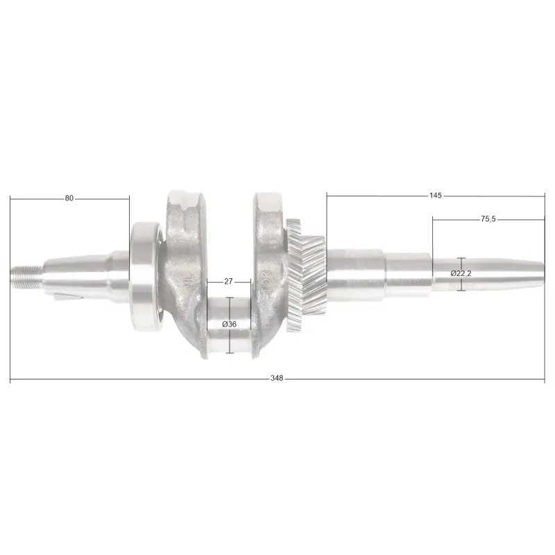 Wał korbowy Loncin G420F CZĘŚĆ ORYGINALNA