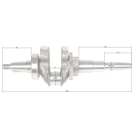 Wał korbowy Loncin G420F CZĘŚĆ ORYGINALNA