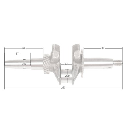 Wał korbowy Loncin LC3500-AS CZĘŚĆ ORYGINALNA