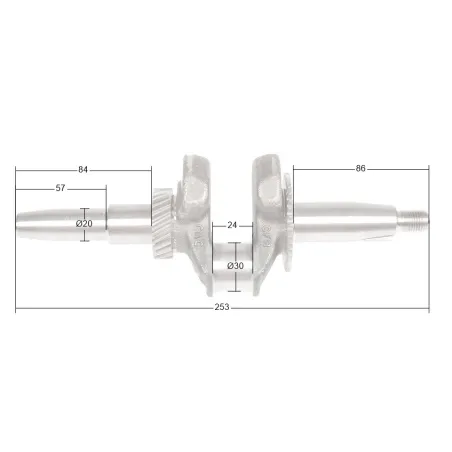 Wał korbowy Loncin LC3500-AS CZĘŚĆ ORYGINALNA