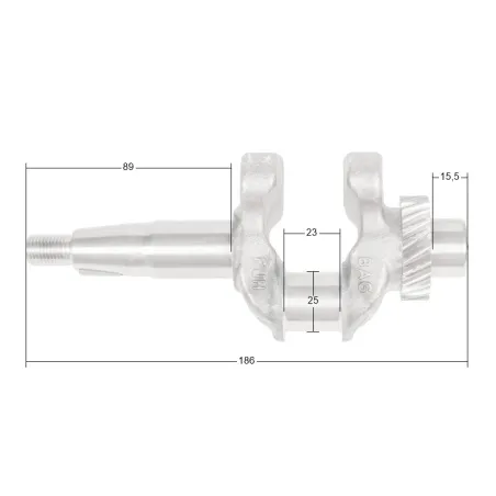 Wał korbowy Loncin LC3000i LC165F-4 CZĘŚĆ ORYGINALNA