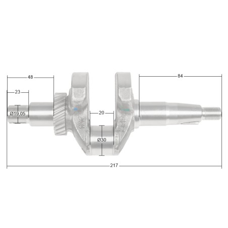 Wał korbowy Rato silnik R210Di