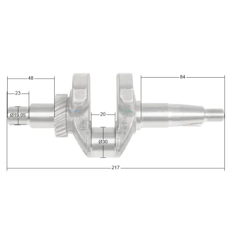 Wał korbowy Rato silnik R210Di