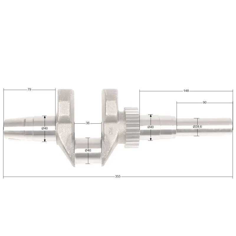 Wał korbowy Rato silnik R670 nowy typ