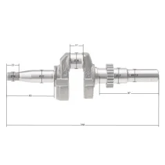 Wał korbowy B&S Series 600 Quantum CZĘŚĆ ORYGINALNA