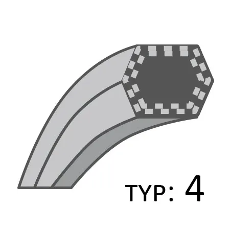 Pasek MTD napęd noży RTHJLXTXAA94 /13x2443/