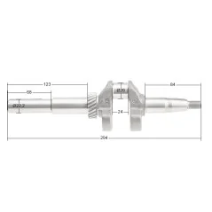 Wał korbowy Kohler XT675 CZĘŚĆ ORYGINALNA
