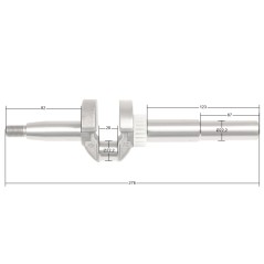 Wał korbowy Cedrus silnik Y145V