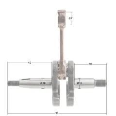 Wał korbowy CEDRUS nożyce CEDNZ02