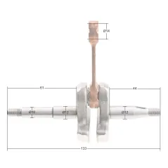 Wał korbowy CEDRUS pilarka CEDPS40-16T