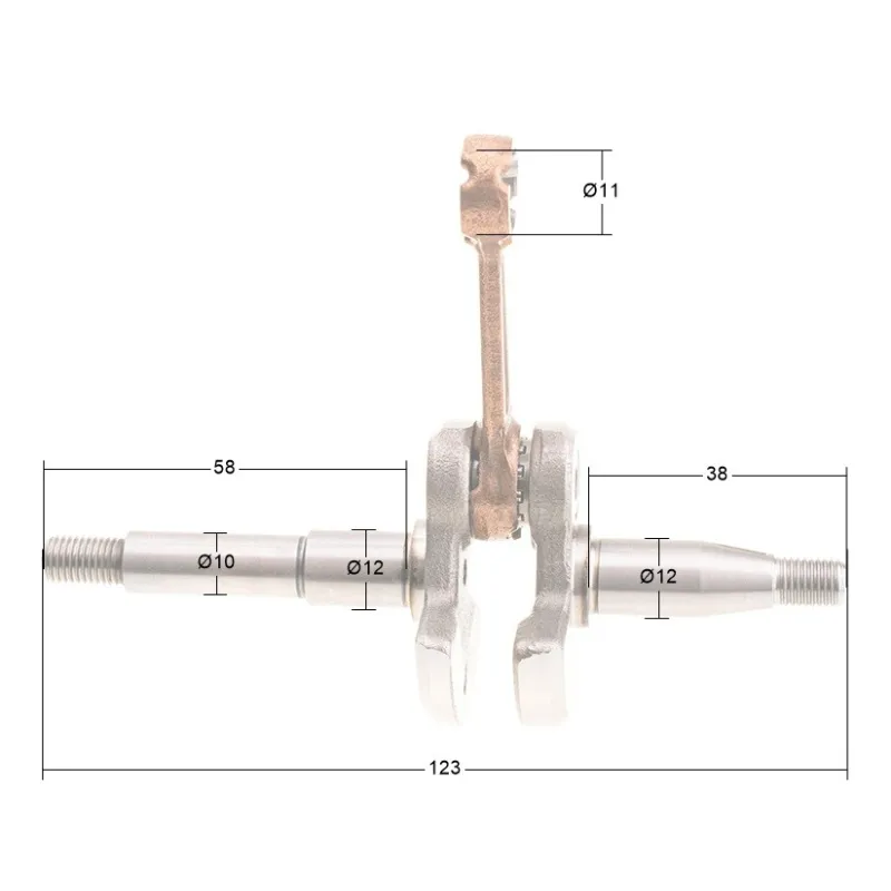 Wał korbowy CEDRUS pilarka CEDPS25-10T