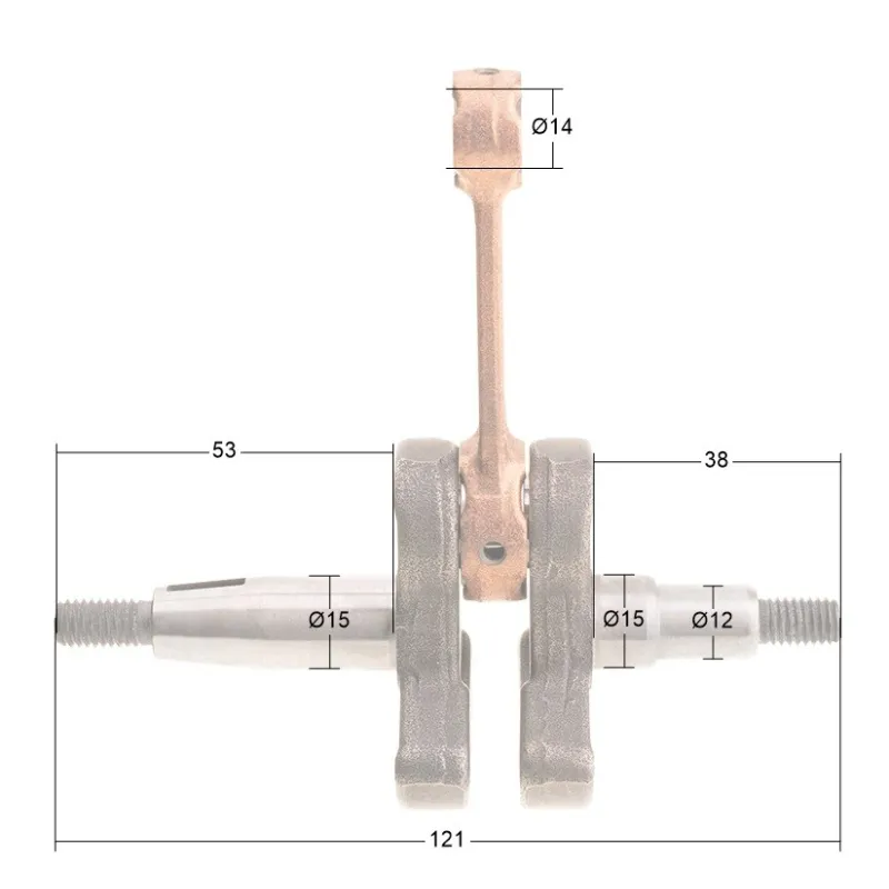 Wał korbowy Cedrus świder CEDSW03 CEDWK430X