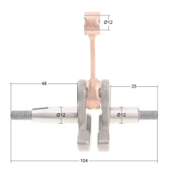 Wał korbowy Cedrus wykaszarka CEDWK330