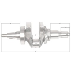 Wał korbowy Cedrus agregat CEDAG8E-1F